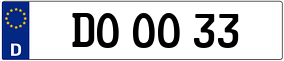 Truck License Plate